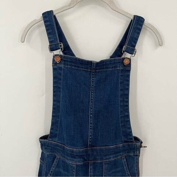 Madewell S Skinny Overalls Santiago Wash 0055 Small cross back straps - Picture 3 of 11
